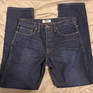 NWOT MENS Baldwin jeans- The 53 The Relaxed Fit, size 30. Made in USA
